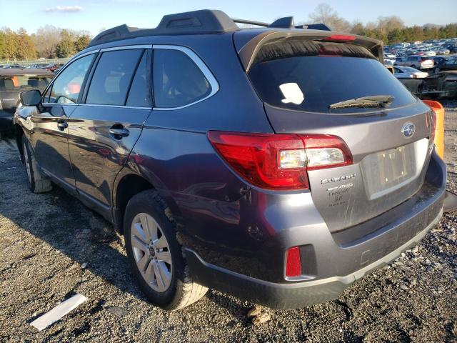 4S4BSACC2H3405491 - 2017 SUBARU OUTBACK 2. BLUE photo 2