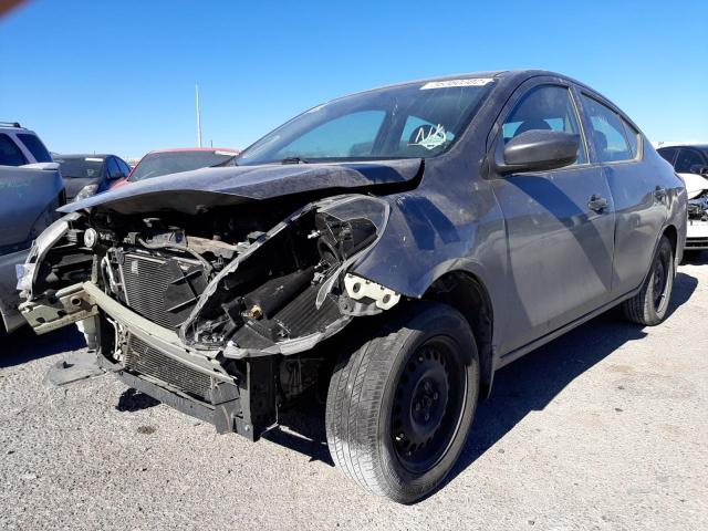 3N1CN7AP2GL907495 - 2016 NISSAN VERSA S/S GRAY photo 2