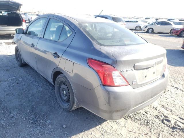 3N1CN7AP2GL907495 - 2016 NISSAN VERSA S/S GRAY photo 3