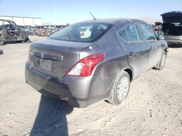 3N1CN7AP2GL907495 - 2016 NISSAN VERSA S/S GRAY photo 4