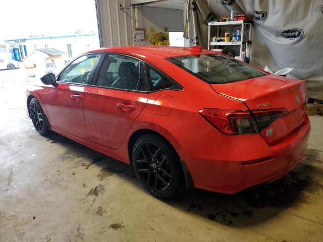 2HGFE2F5XNH555083 - 2022 HONDA CIVIC SPOR Rouge photo 2