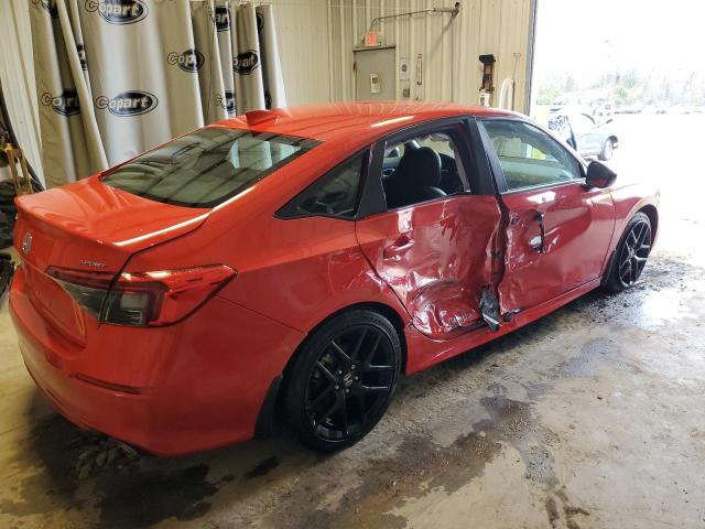 2HGFE2F5XNH555083 - 2022 HONDA CIVIC SPOR Rouge photo 3