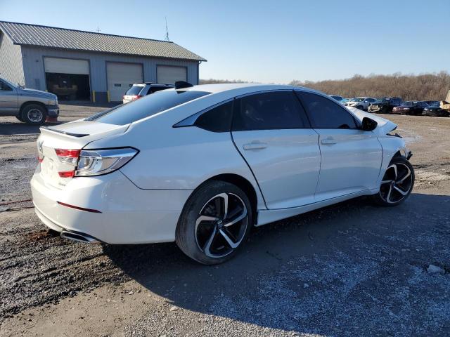 1HGCV1F35MA013981 - 2021 HONDA ACCORD SPO WHITE photo 3