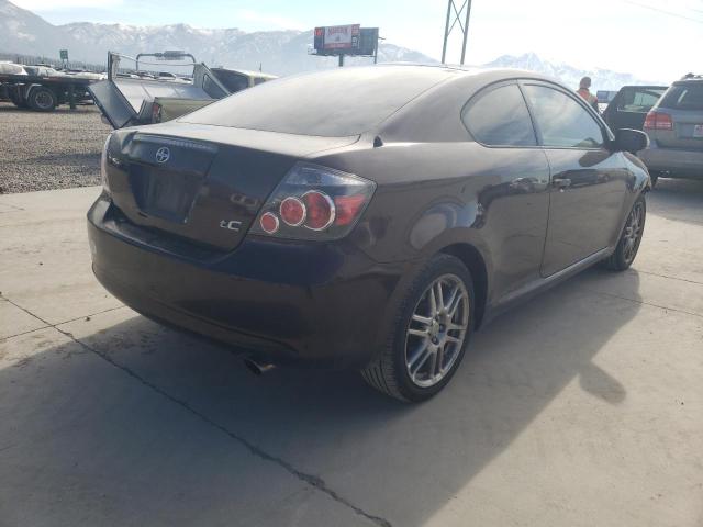JTKDE167380266307 - 2008 TOYOTA SCION TC მუქწითელი ფოტო 4
