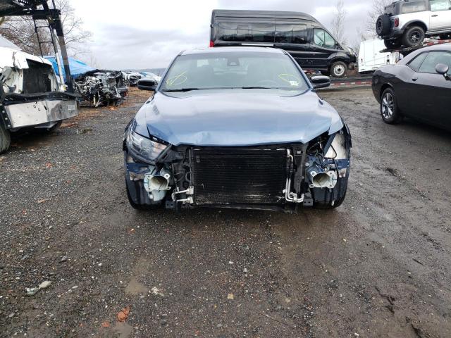 1FAHP2KT7JG111628 - 2018 FORD TAURUS SHO BLUE photo 5