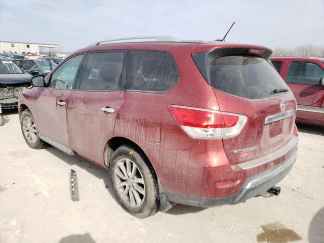 5N1AR2MM5DC642362 - 2013 NISSAN PATHFINDER MAROON photo 3