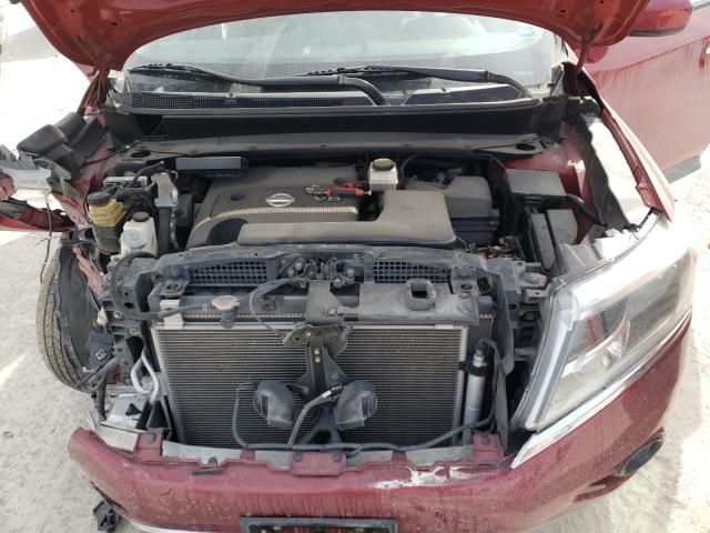 5N1AR2MM5DC642362 - 2013 NISSAN PATHFINDER MAROON photo 7