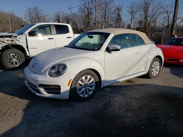 3VW5DAAT8KM505046 - 2019 VOLKSWAGEN BEETLE S WHITE photo 1