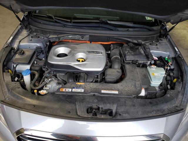 KMHE34L11GA021626 - 2016 HYUNDAI SONATA HYB SILVER photo 11