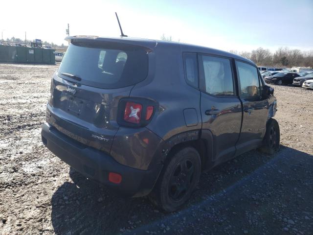 ZACCJAAT5GPD53444 - 2016 JEEP RENEGADE S ნაცრისფერი ფოტო 3