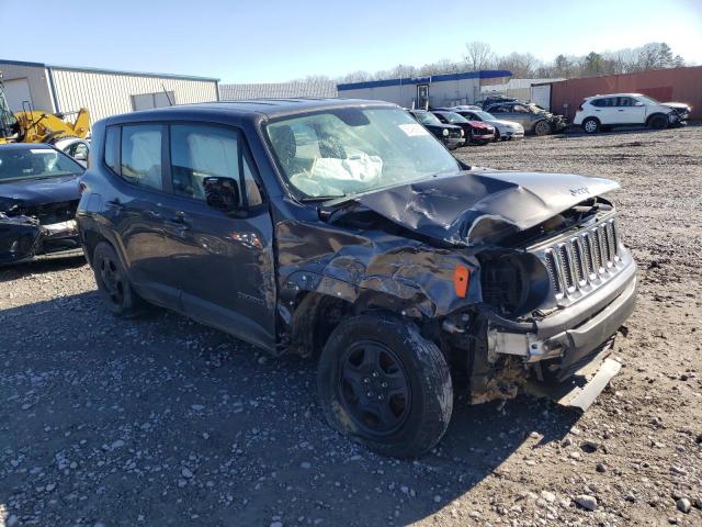 ZACCJAAT5GPD53444 - 2016 JEEP RENEGADE S ნაცრისფერი ფოტო 4