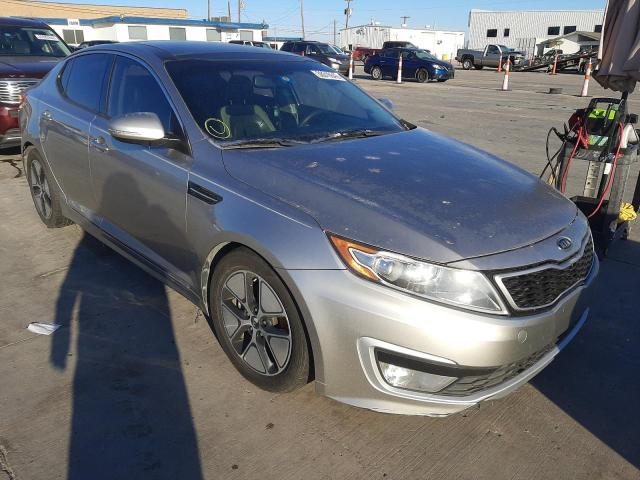 KNAGM4AD3C5009243 - 2012 KIA OPTIMA HYB SILVER photo 1