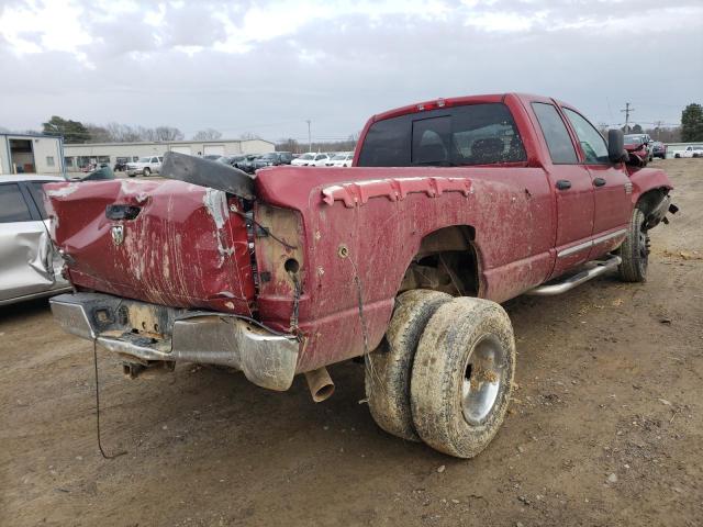 3D7MX48A48G218117 - 2008 DODGE RAM 3500 S RED photo 4