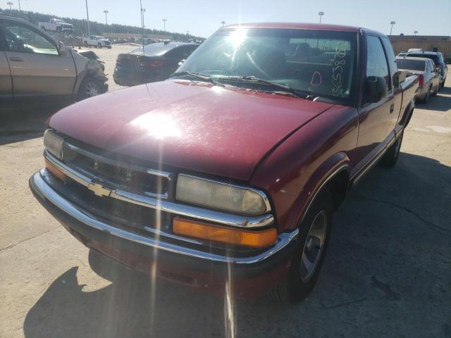 1GCCS19W5Y8308539 - 2000 CHEVROLET S TRUCK S1 RED photo 2