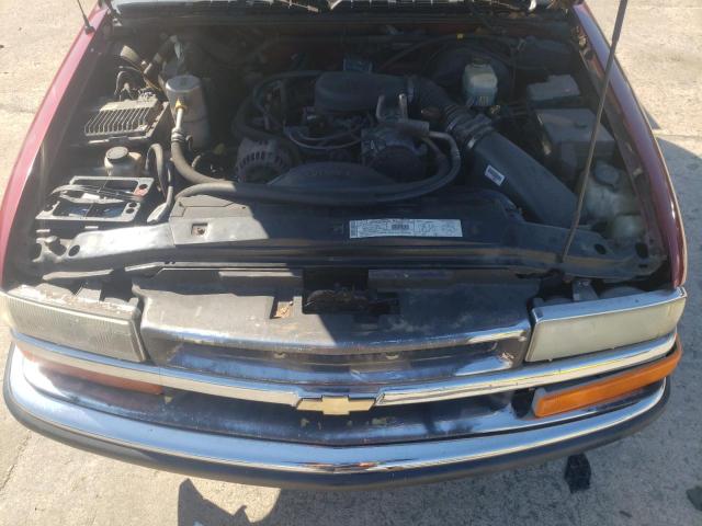 1GCCS19W5Y8308539 - 2000 CHEVROLET S TRUCK S1 RED photo 7