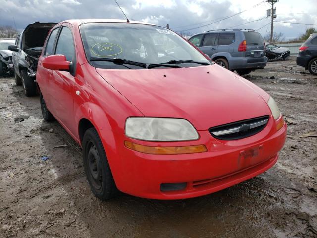 KL1TD66626B542740 - 2006 CHEVROLET AVEO BASE RED photo 1