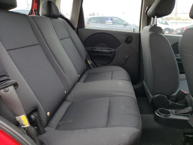 KL1TD66626B542740 - 2006 CHEVROLET AVEO BASE RED photo 6