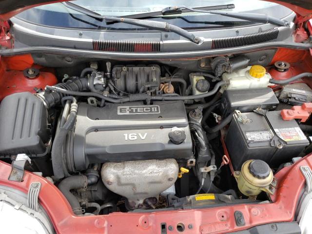 KL1TD66626B542740 - 2006 CHEVROLET AVEO BASE RED photo 7