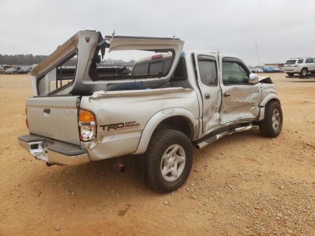 5TEGN92N04Z334919 - 2004 TOYOTA TACOMA DOU SILVER photo 3