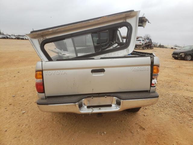5TEGN92N04Z334919 - 2004 TOYOTA TACOMA DOU SILVER photo 6