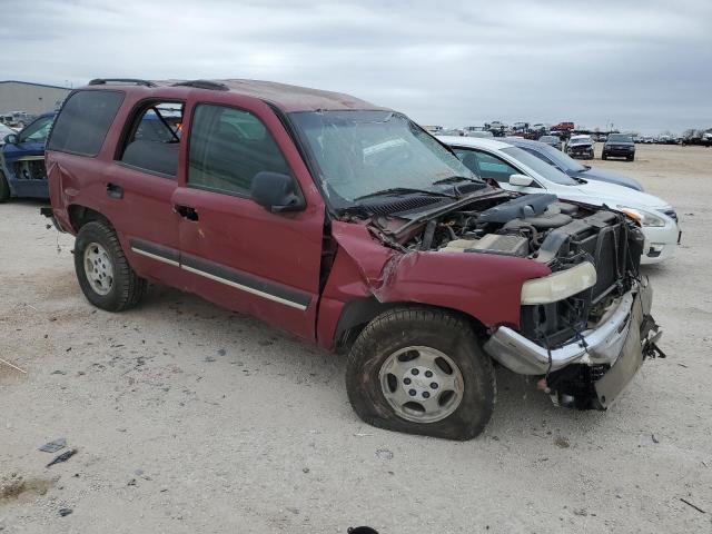 1GNEC13V55R188308 - 2005 CHEVROLET TAHOE C150 BURGUNDY photo 4