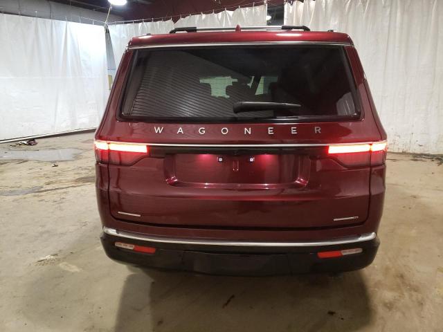 1C4SJVDT4NS124825 - 2022 JEEP WAGONEER S BURGUNDY photo 6