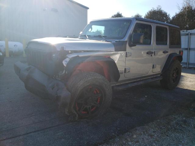 1C4HJXDG3KW529958 - 2019 JEEP WRANGLER U Grau Foto 1