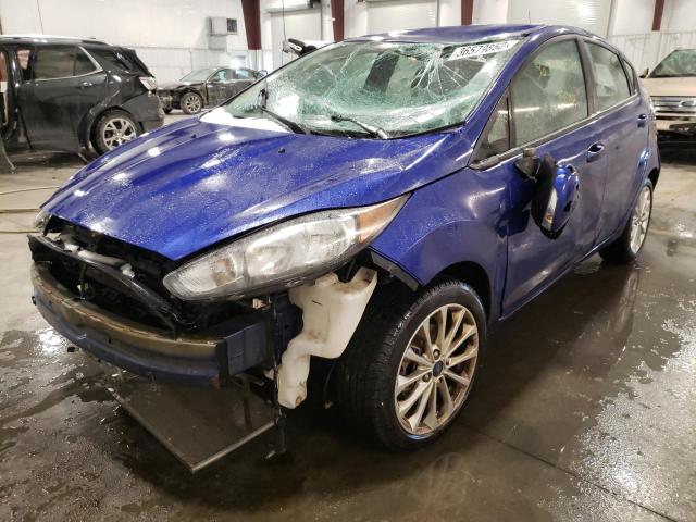 3FADP4EJ5EM166191 - 2014 FORD FIESTA SE BLUE photo 2