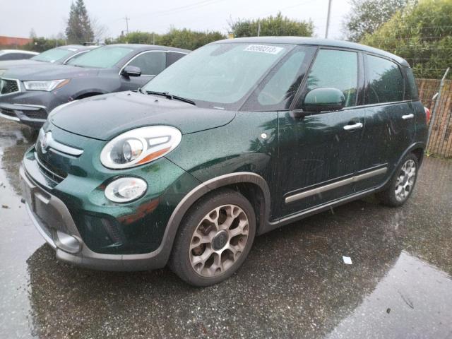 ZFBCFADH5EZ006142 - 2014 FIAT 500L GREEN photo 1