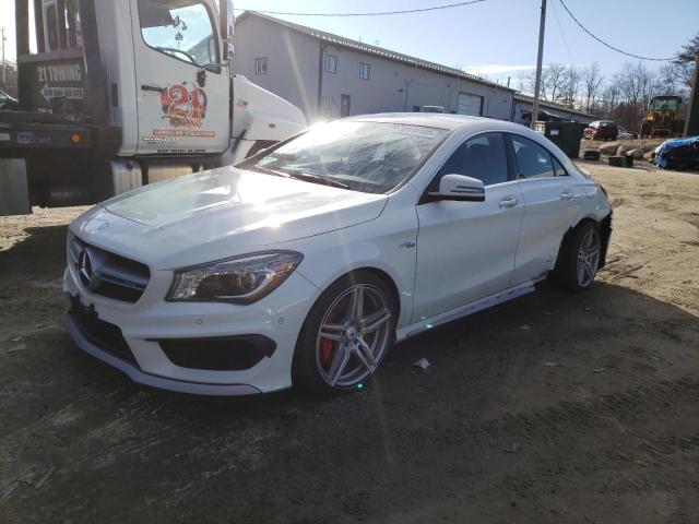 WDDSJ5CB6EN099035 - 2014 MERCEDES-BENZ CLA 45 AMG WHITE photo 2