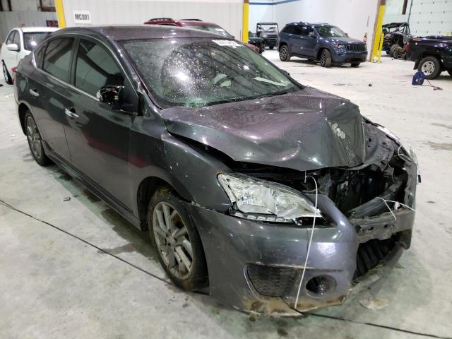 3N1AB7APXFY330488 - 2015 NISSAN SENTRA S CHARCOAL photo 1