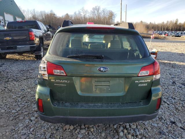 4S4BRBAC9B3372078 - 2011 SUBARU OUTBACK 2. GREEN photo 6