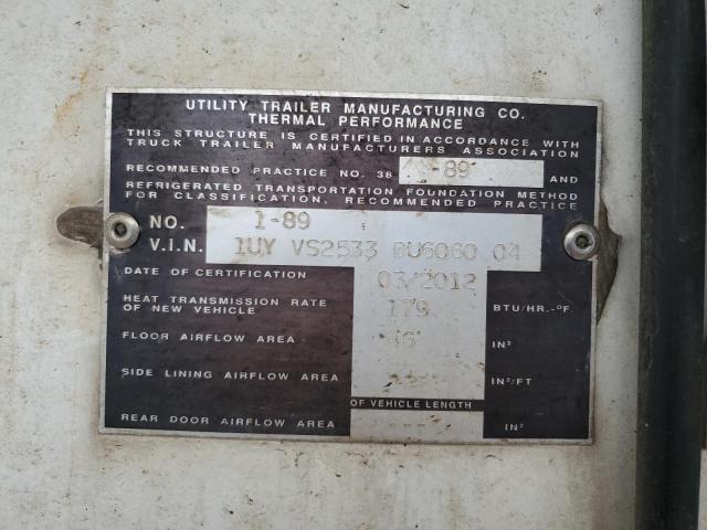 1UYVS2533DU606004 - 2013 UTILITY TRAILER 白色 照片 10