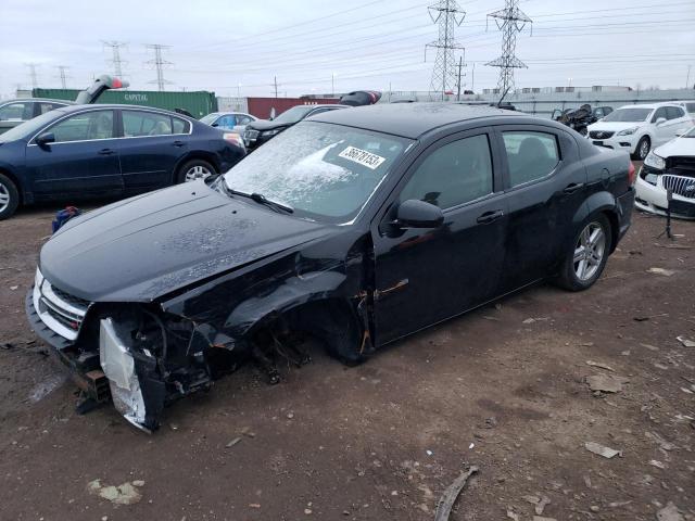 1C3CDZCBXDN556929 - 2013 DODGE AVENGER SX BLACK photo 1