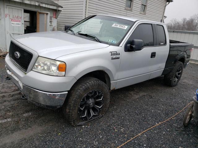 1FTPX14595NA27133 - 2005 FORD F150 SILVER photo 1