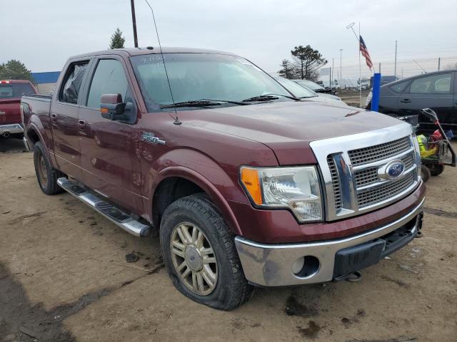 1FTFW1EV9AFB40596 - 2010 FORD F150 SUPER BURGUNDY photo 4