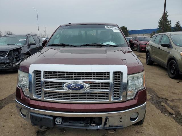 1FTFW1EV9AFB40596 - 2010 FORD F150 SUPER BURGUNDY photo 5