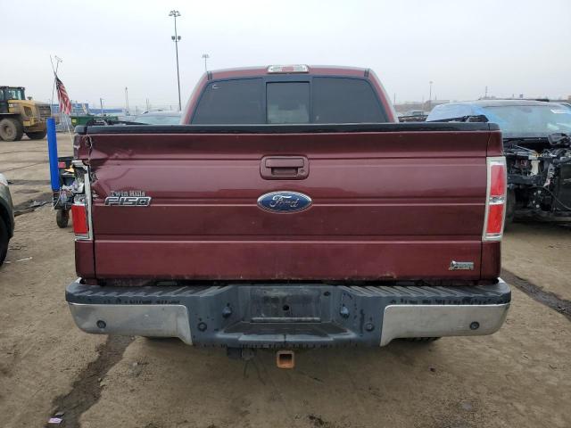 1FTFW1EV9AFB40596 - 2010 FORD F150 SUPER BURGUNDY photo 6