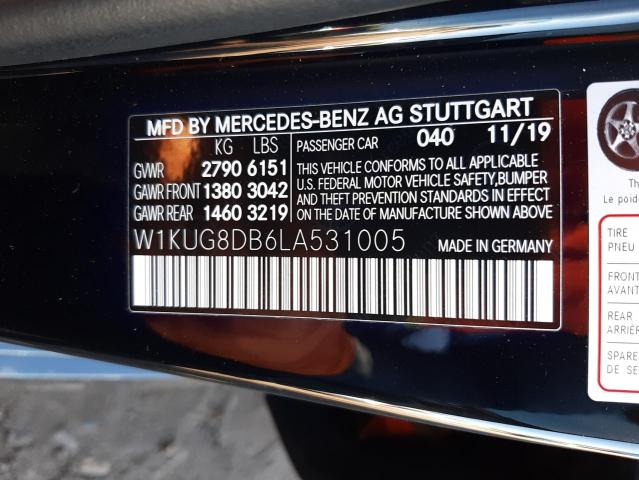 W1KUG8DB6LA531005 - 2020 MERCEDES-BENZ S 560 BLACK photo 12