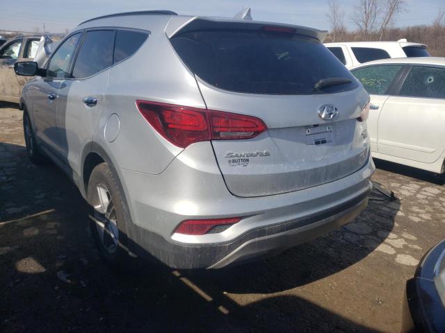 5XYZUDLB0HG491112 - 2017 HYUNDAI SANTA FE S SILVER photo 3