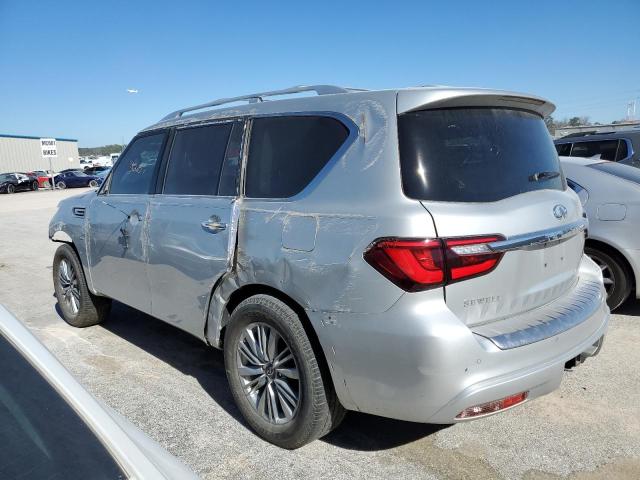 JN8AZ2NF4K9689160 - 2019 INFINITI QX80 LUXE SILVER photo 2