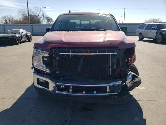 1FTEW1C42KKE91798 - 2019 FORD F150 SUPER RED photo 5