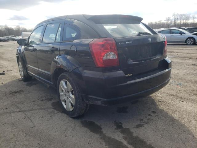 1B3HB48B57D422182 - 2007 DODGE CALIBER SX BLACK photo 3