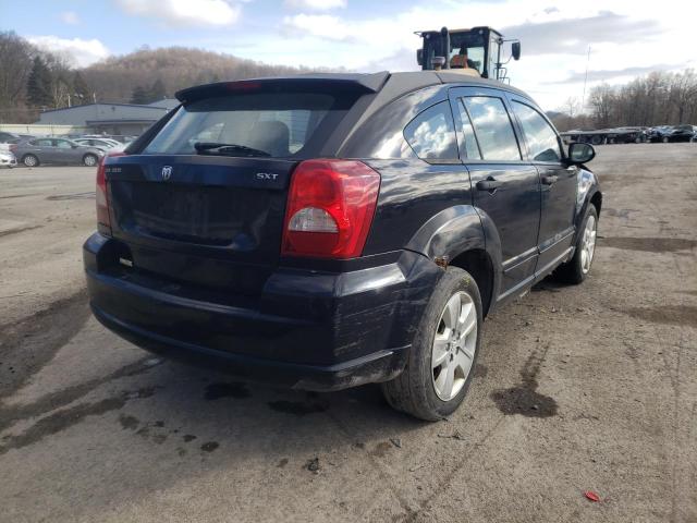 1B3HB48B57D422182 - 2007 DODGE CALIBER SX BLACK photo 4