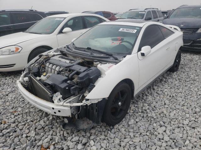 JTDDY32T6Y0008893 - 2000 TOYOTA CELICA WHITE photo 2