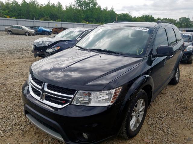 3C4PDCBG5FT597527 - 2015 DODGE JOURNEY BLACK photo 2