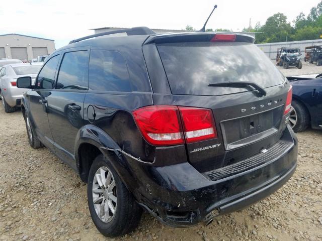 3C4PDCBG5FT597527 - 2015 DODGE JOURNEY BLACK photo 3