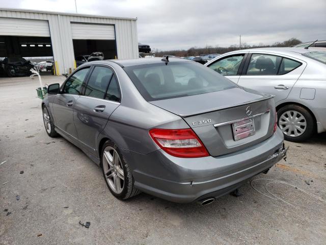 WDDGF56X58R029313 - 2008 MERCEDES-BENZ C 350 GRAY photo 2