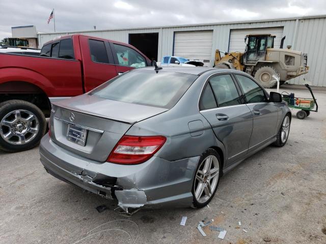 WDDGF56X58R029313 - 2008 MERCEDES-BENZ C 350 GRAY photo 3