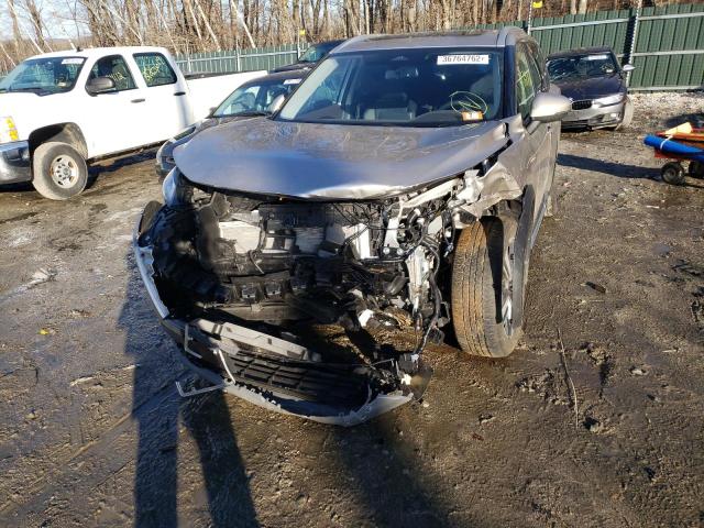 JN8AT3CB1MW232446 - 2021 NISSAN ROGUE SL GRAY photo 2